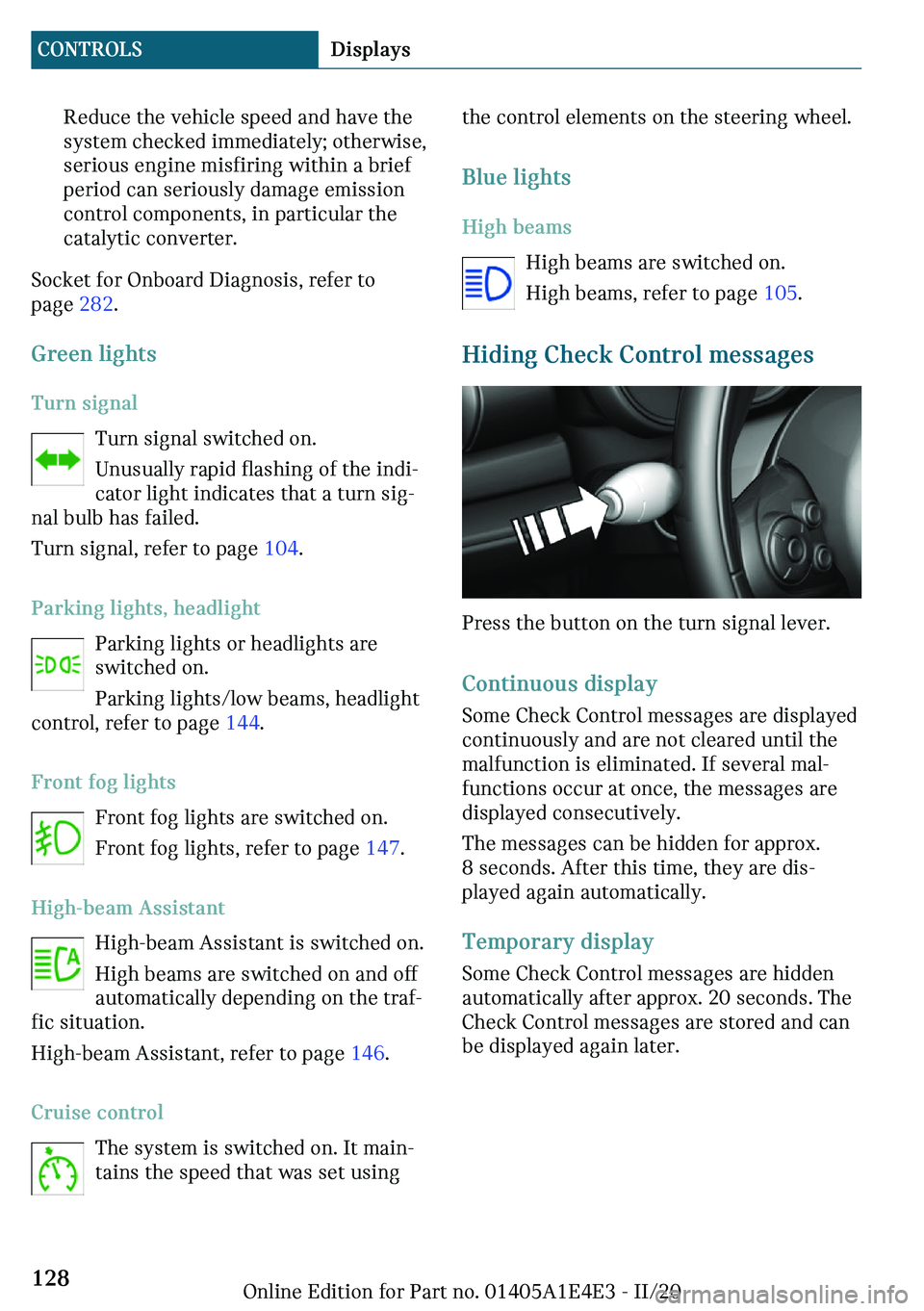 MINI COOPER 2021  Owners Manual �`�