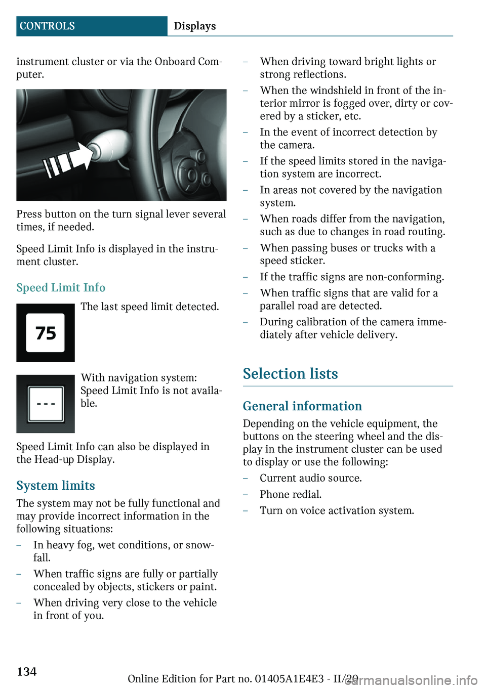 MINI COOPER 2021  Owners Manual �