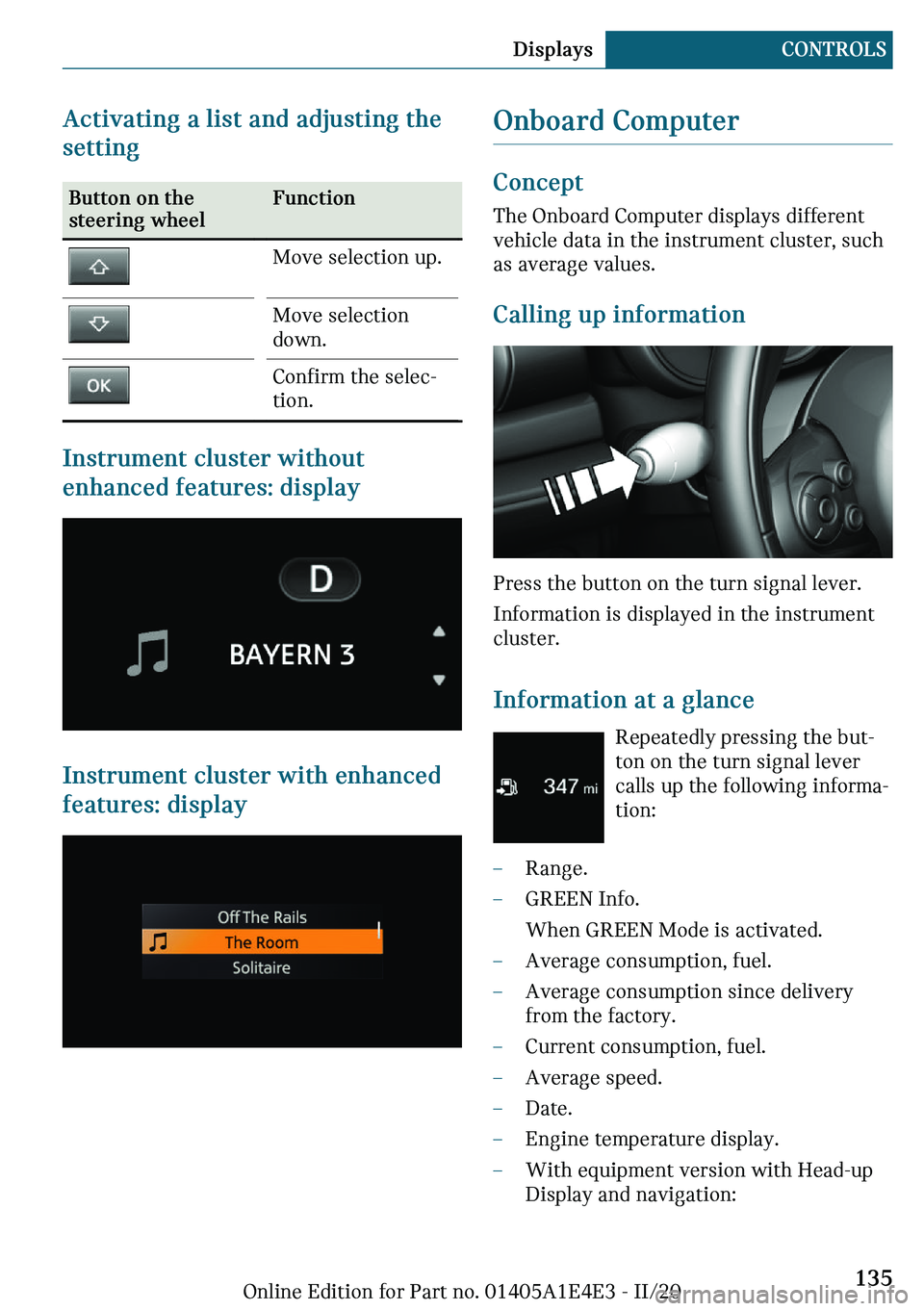 MINI COOPER 2021  Owners Manual ��c�