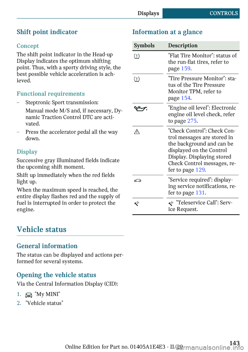 MINI COOPER 2021  Owners Manual �d�