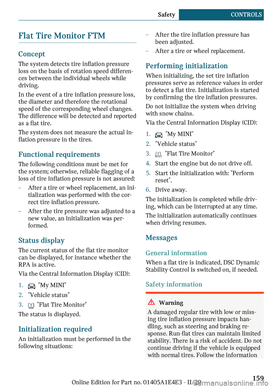 MINI COOPER 2021  Owners Manual �F�