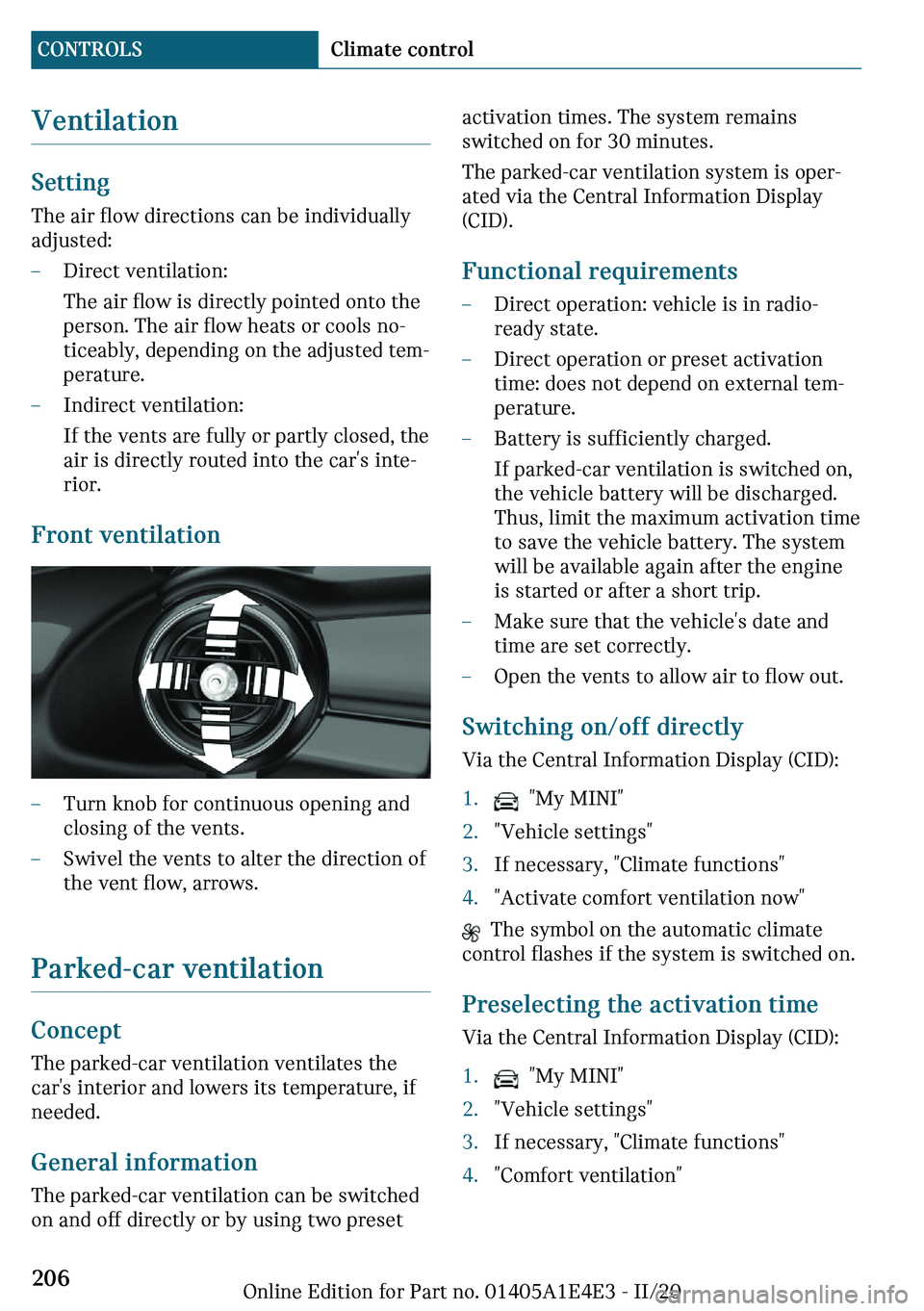 MINI COOPER 2021  Owners Manual �V�
