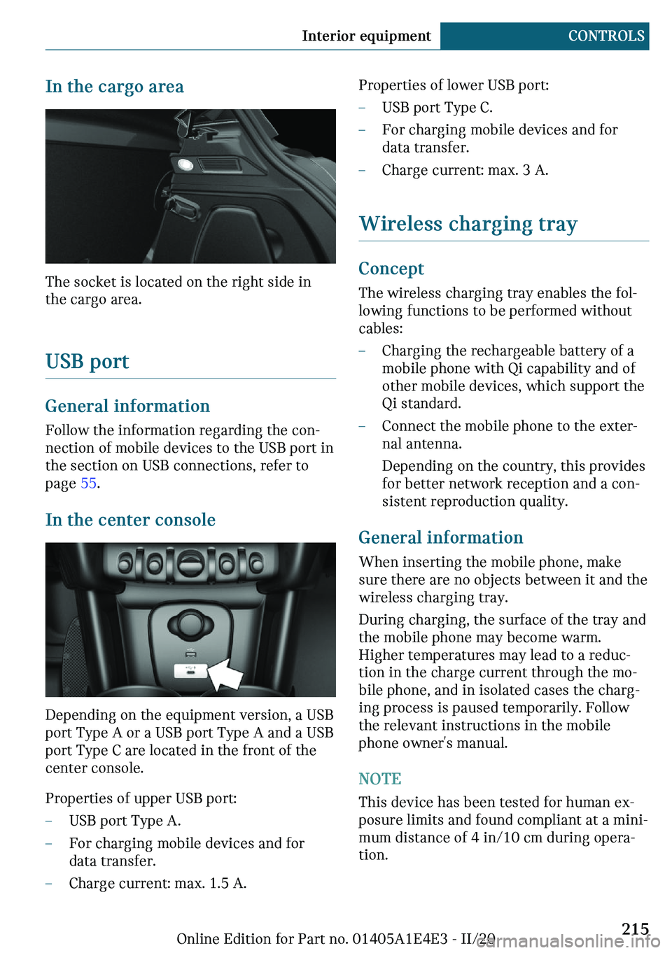 MINI COOPER 2021  Owners Manual �-�n��