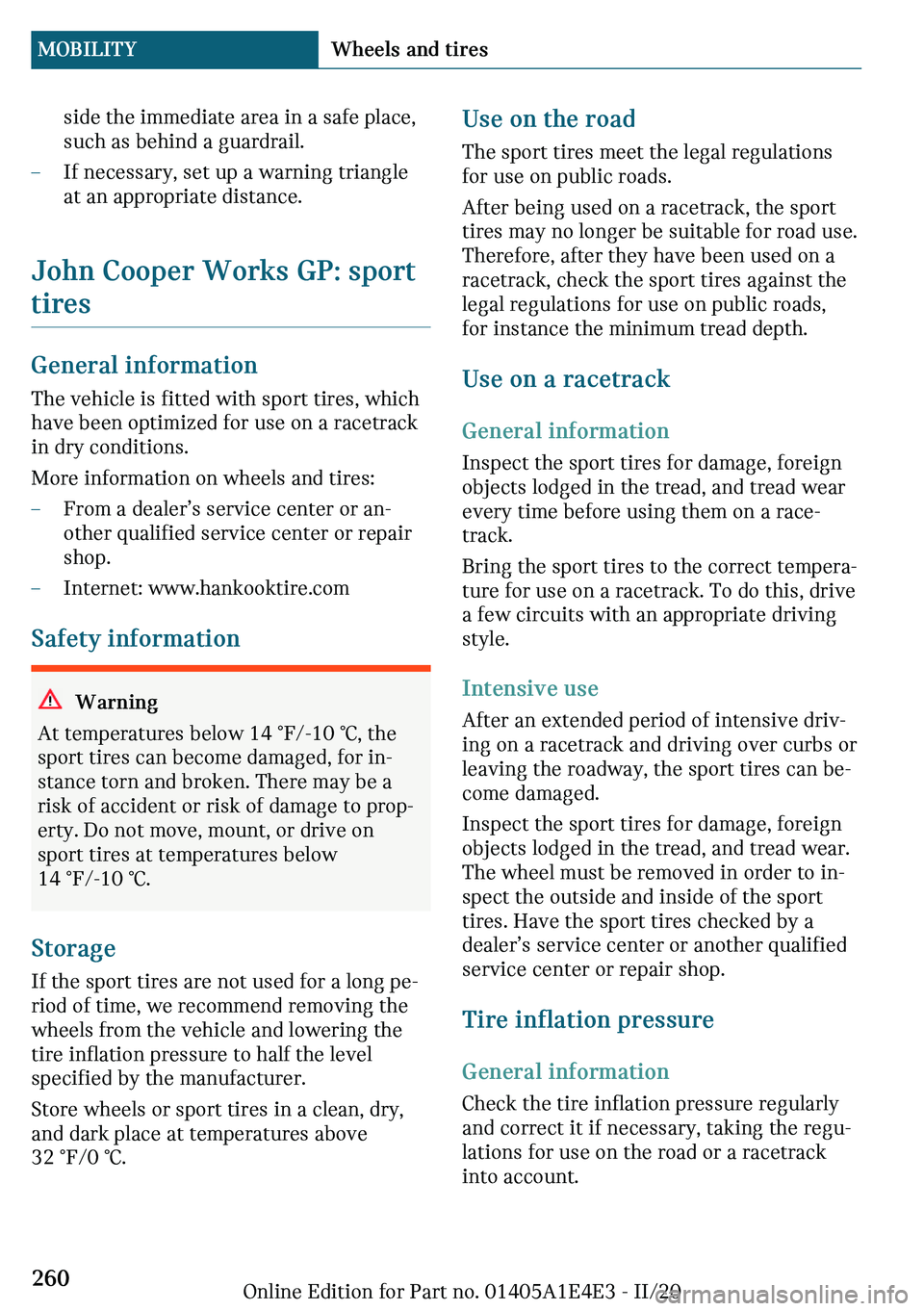 MINI COOPER 2021  Owners Manual �