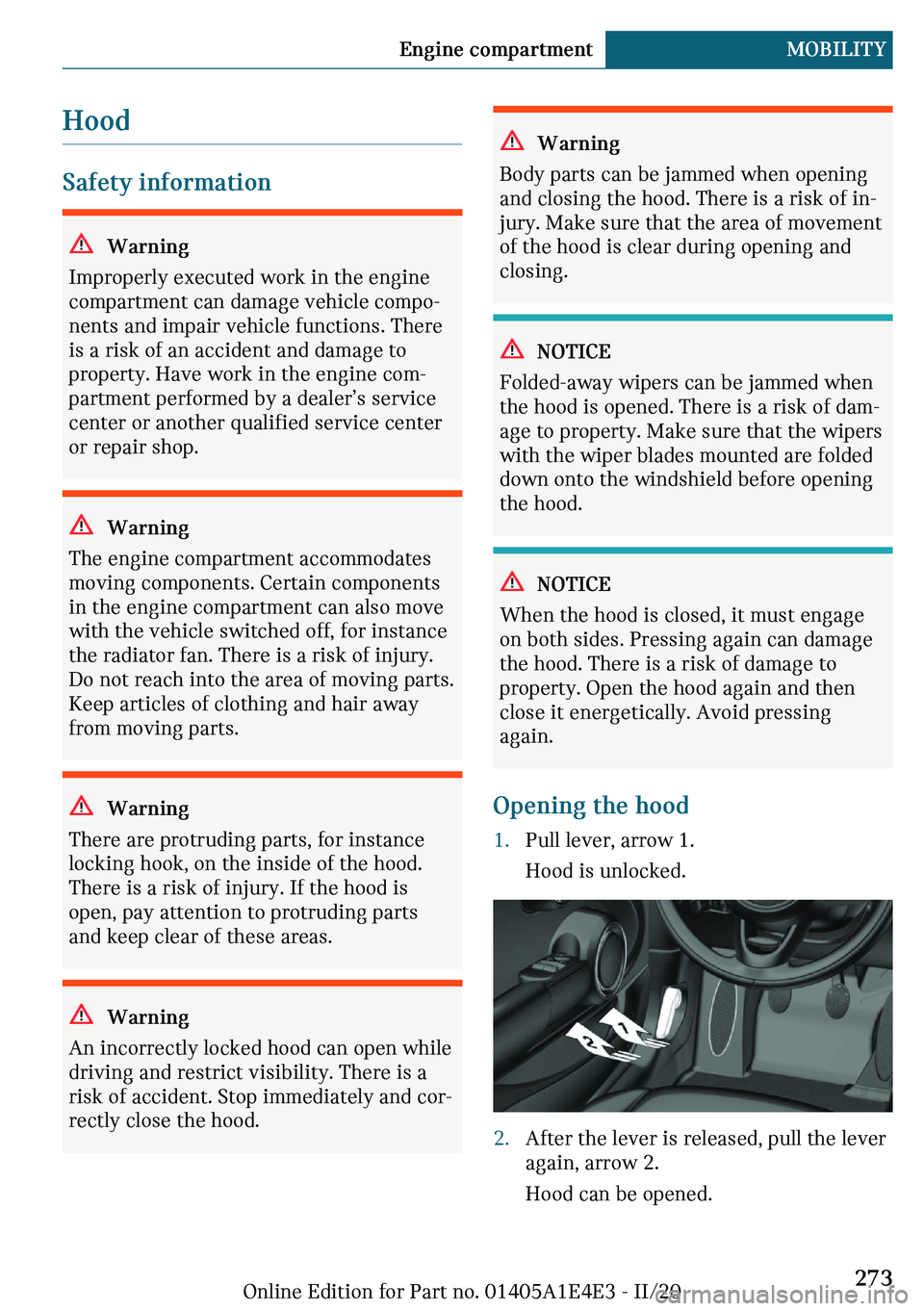 MINI COOPER 2021  Owners Manual �*�