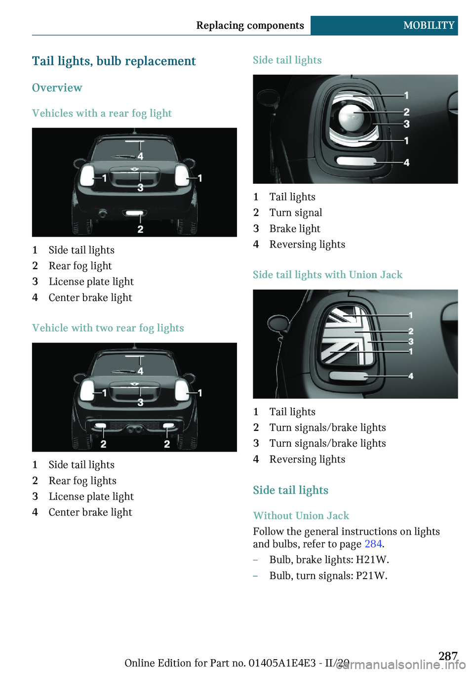 MINI COOPER 2021  Owners Manual �m�