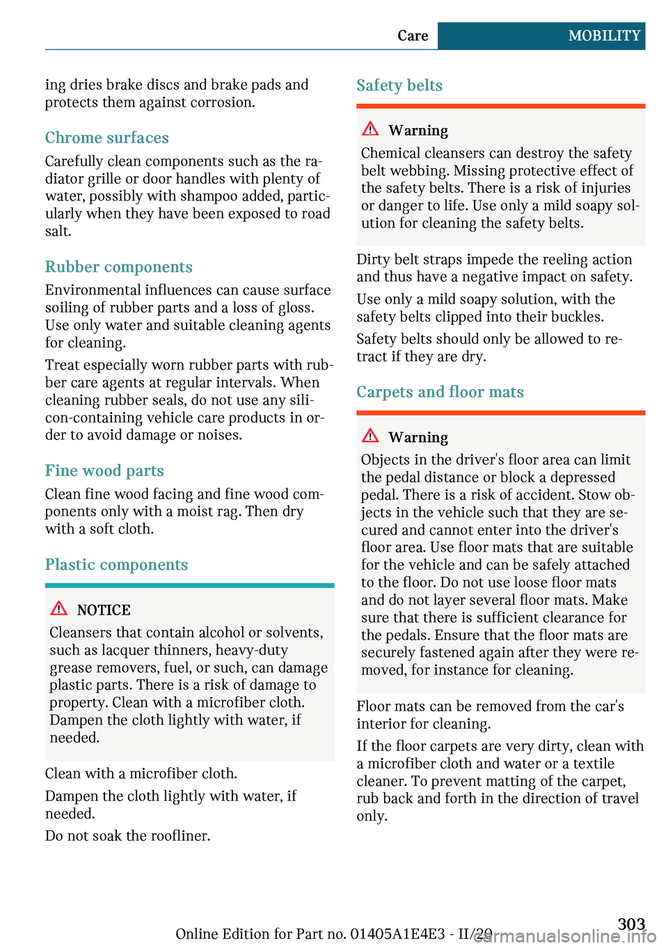 MINI COOPER 2021  Owners Manual �