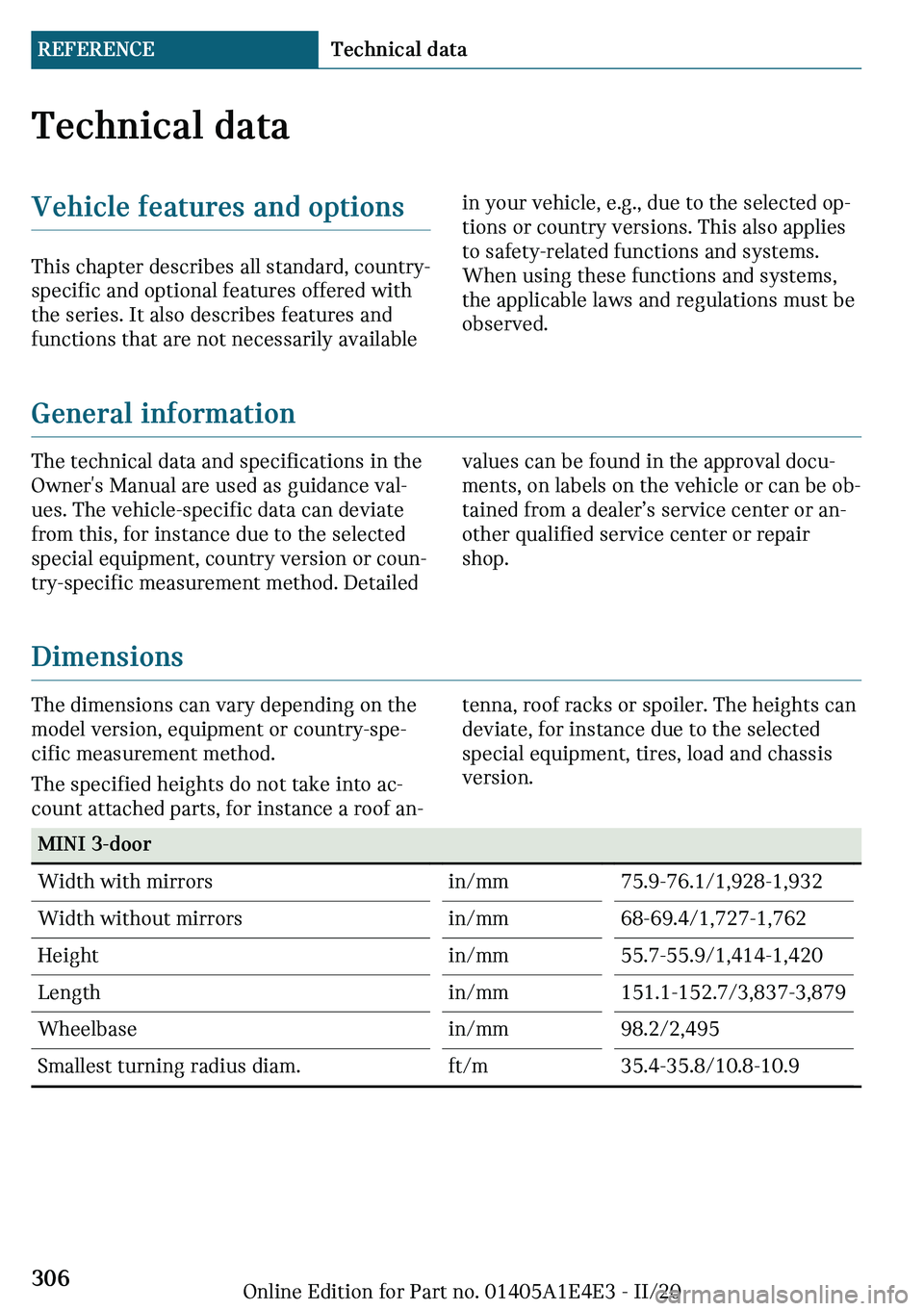 MINI COOPER 2021  Owners Manual �m�