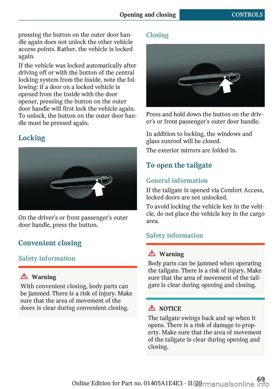 MINI COOPER 2021 Repair Manual �
