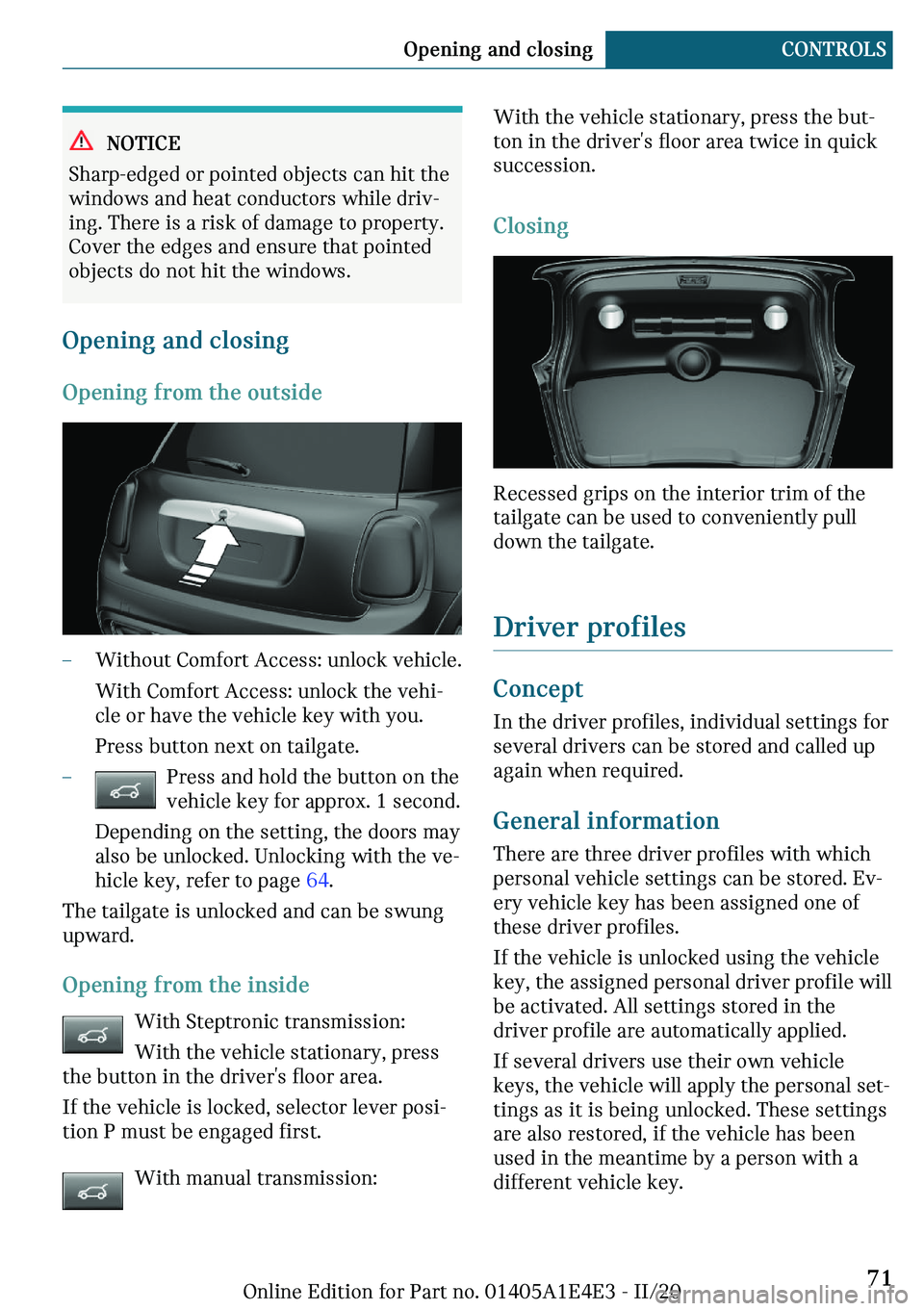 MINI COOPER 2021 Manual PDF �N�O�m�-�C�
�d�