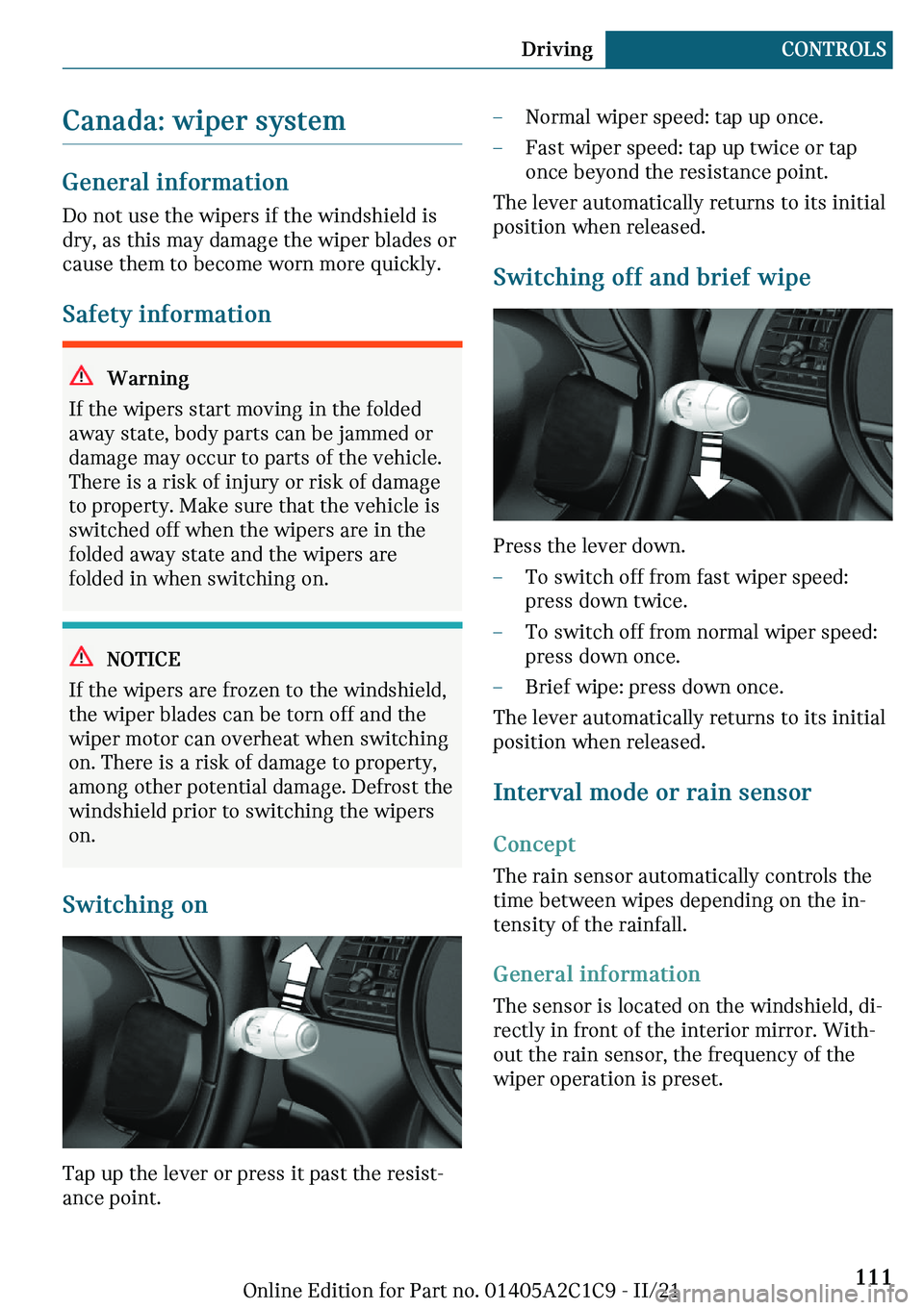 MINI COOPER 2022  Owners Manual �C�