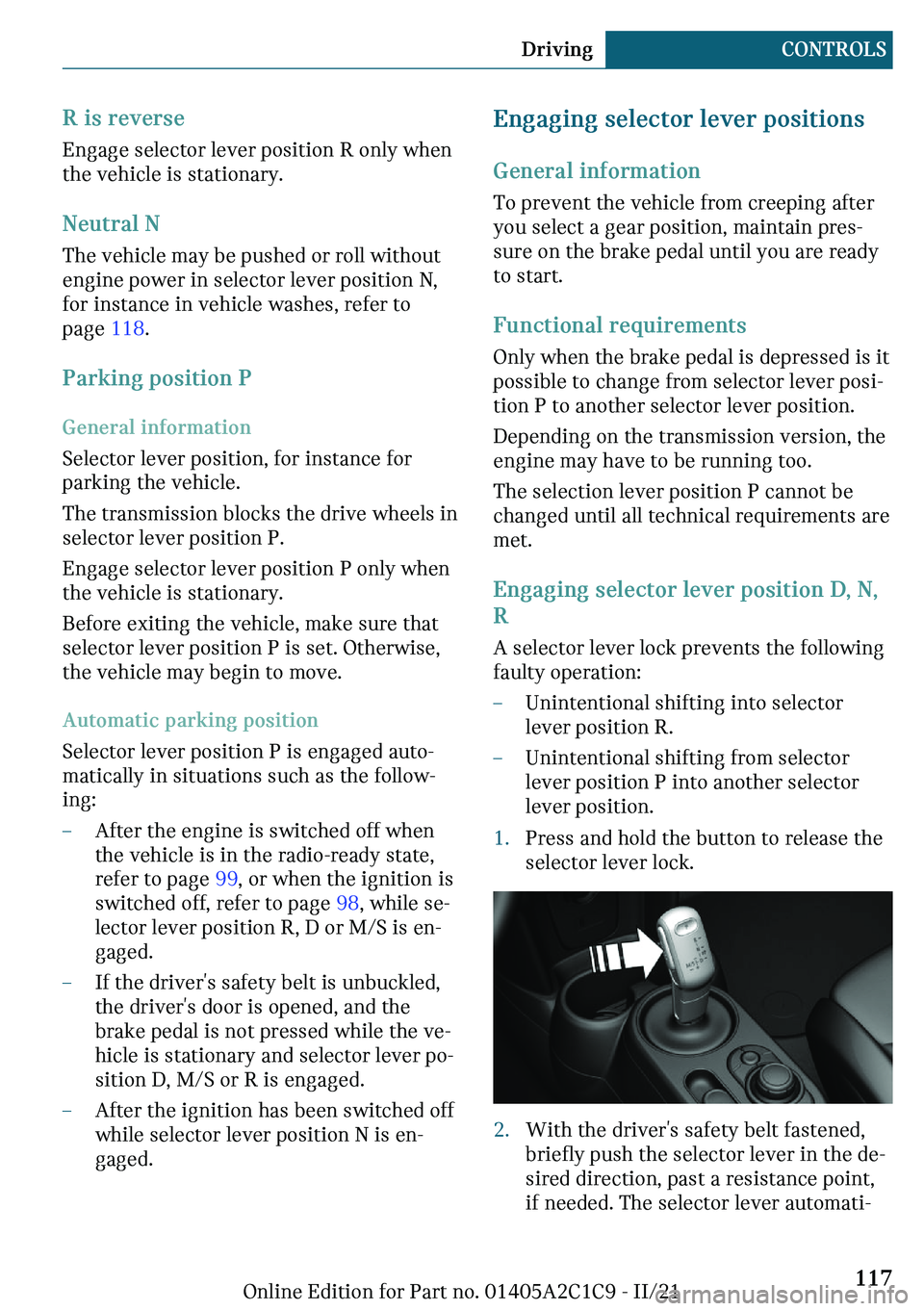 MINI COOPER 2022  Owners Manual �`��