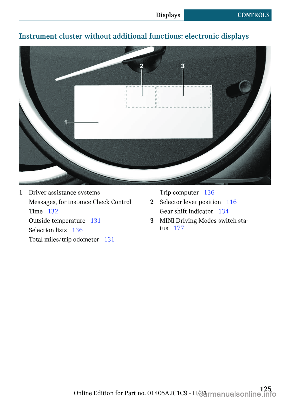 MINI COOPER 2022  Owners Manual �-�n�