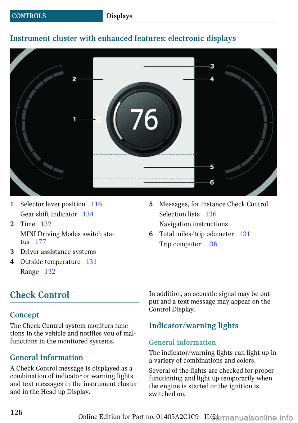 MINI COOPER 2022  Owners Manual �-�n�