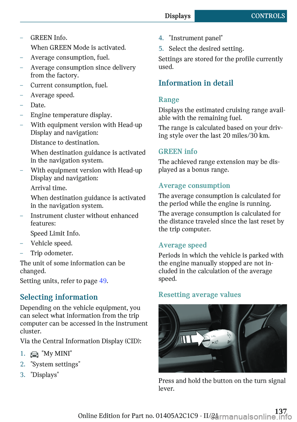MINI COOPER 2022  Owners Manual 
