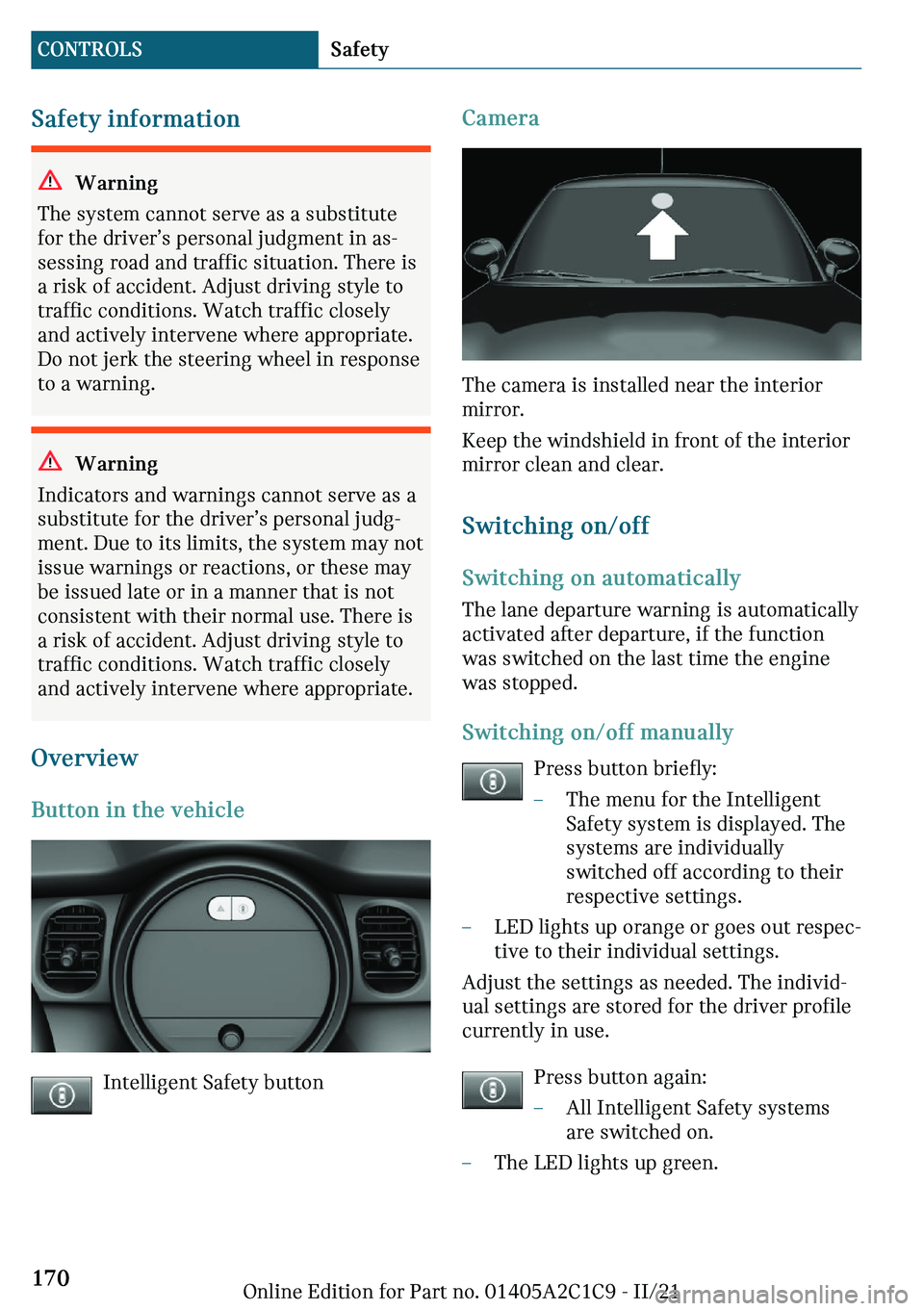 MINI COOPER 2022  Owners Manual �d�