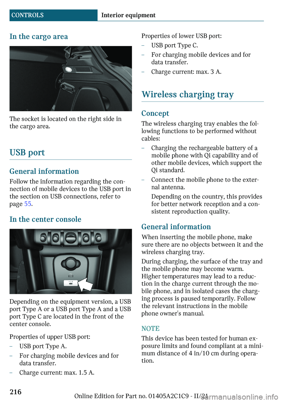 MINI COOPER 2022  Owners Manual �-�n��