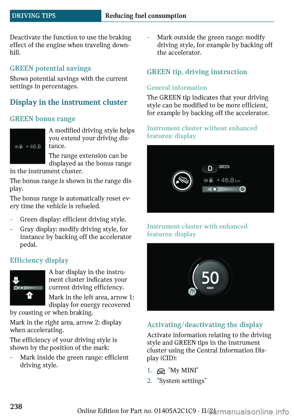 MINI COOPER 2022  Owners Manual ��