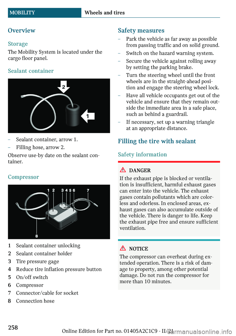 MINI COOPER 2022  Owners Manual �O	�