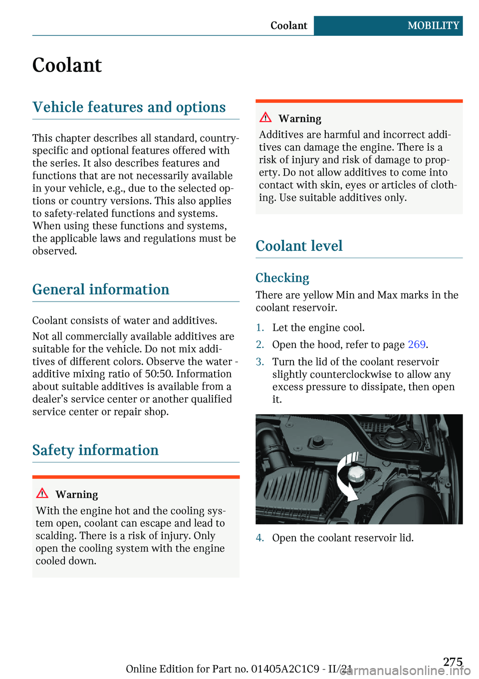 MINI COOPER 2022  Owners Manual �C�