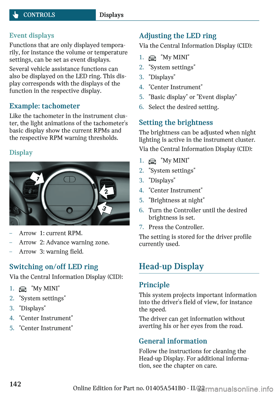 MINI COOPER 2023  Owners Manual �	�