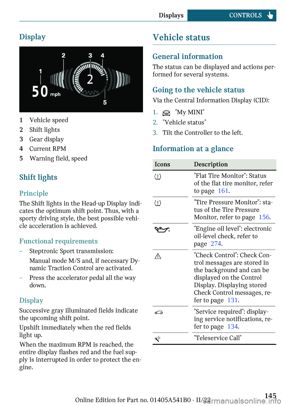 MINI COOPER 2023  Owners Manual ��