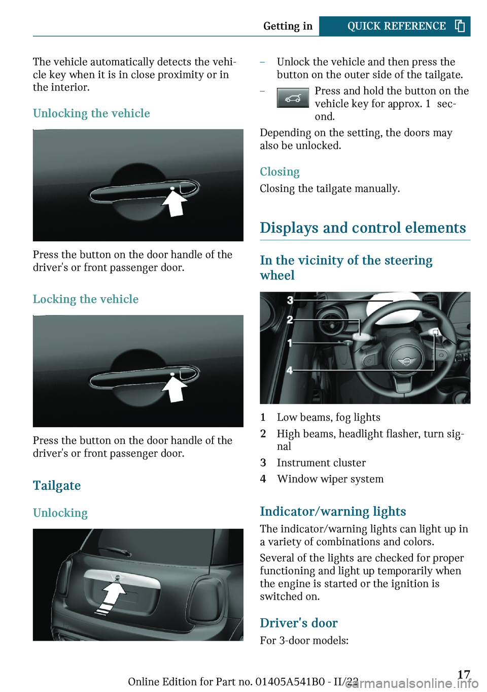 MINI COOPER 2023 User Guide �m�