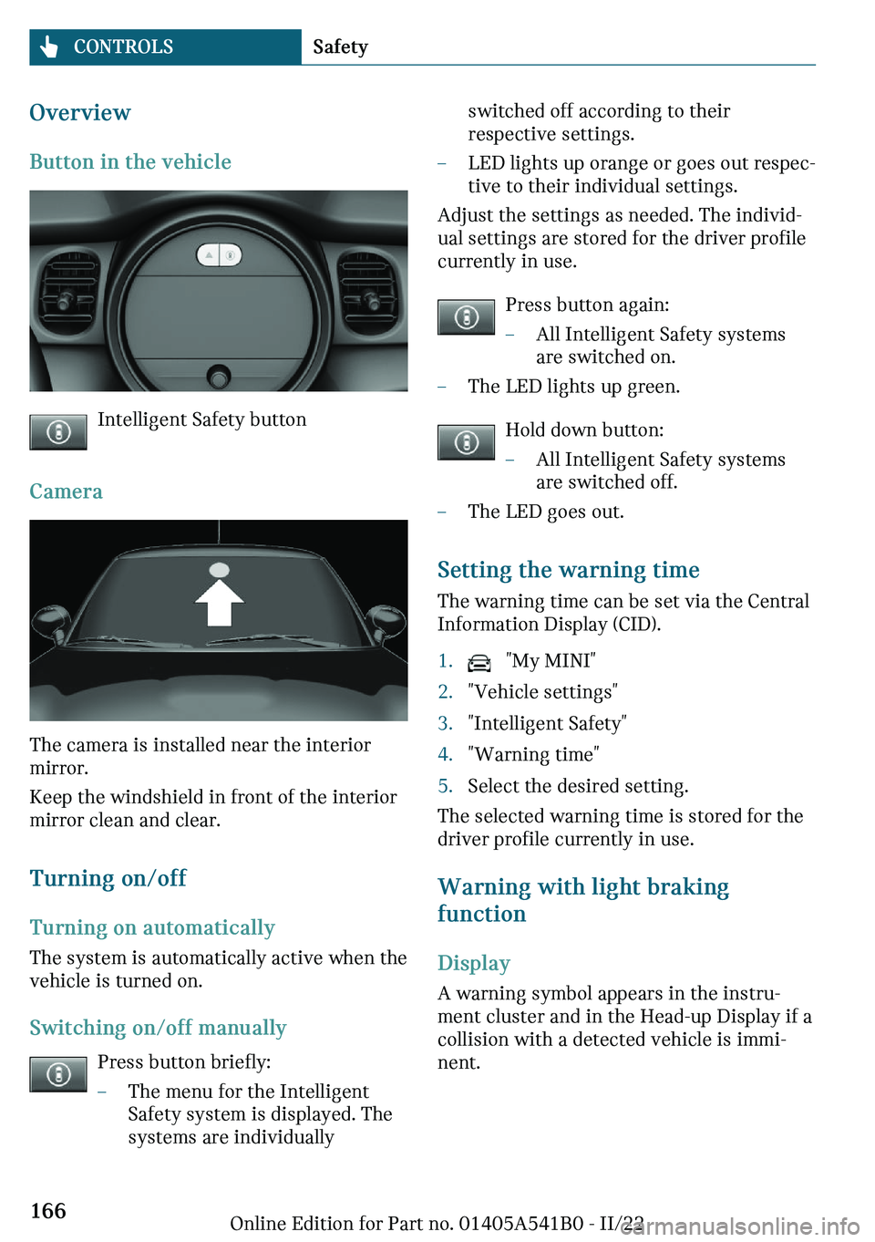 MINI COOPER 2023  Owners Manual �O	�