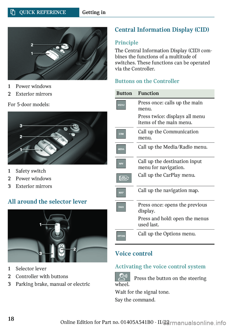 MINI COOPER 2023 User Guide �\�