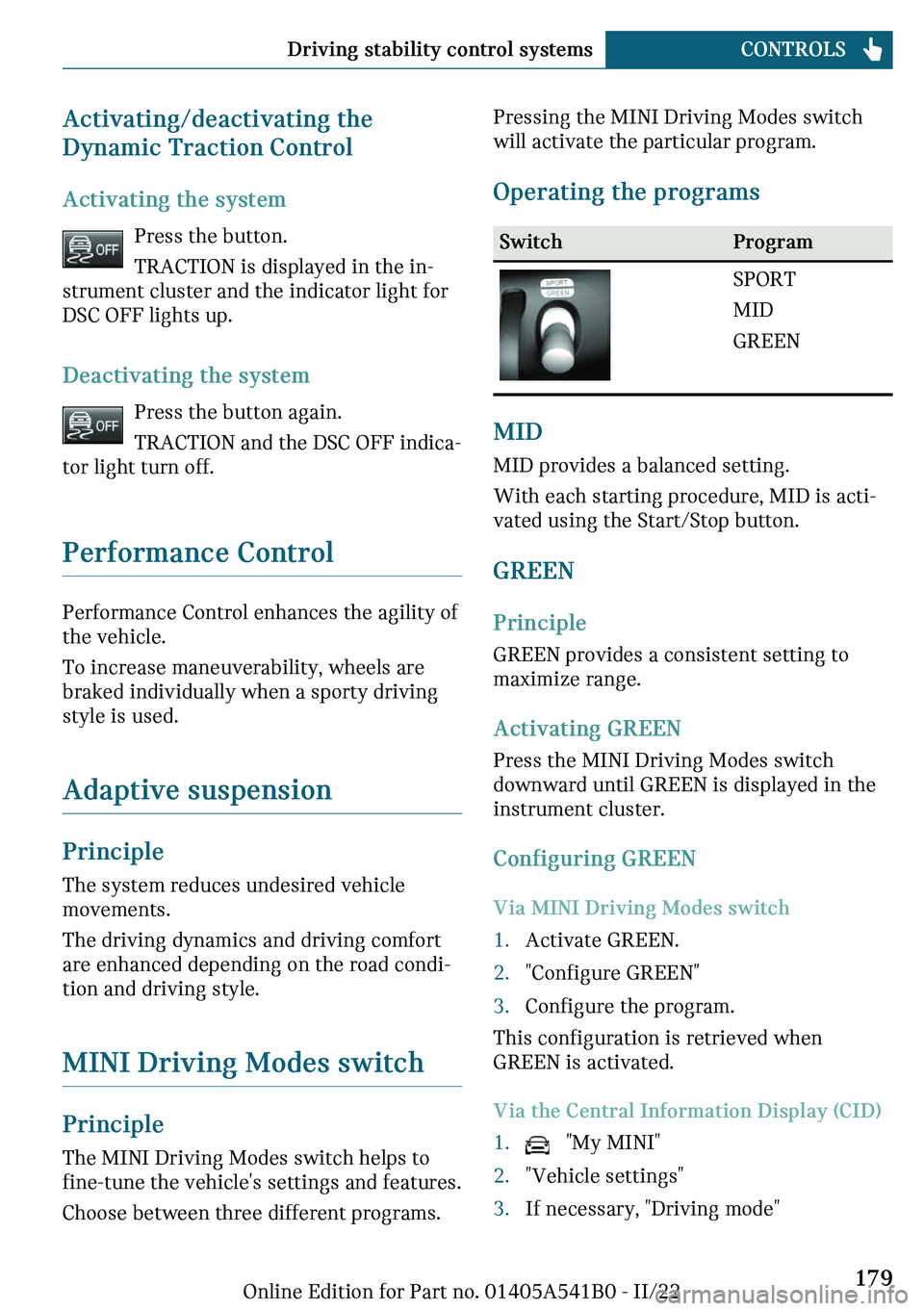 MINI COOPER 2023  Owners Manual ��c�