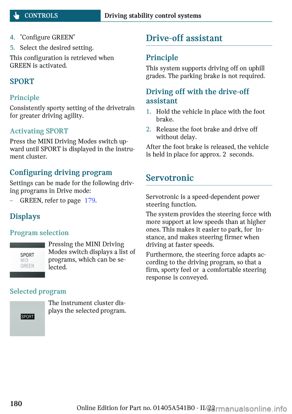 MINI COOPER 2023  Owners Manual c