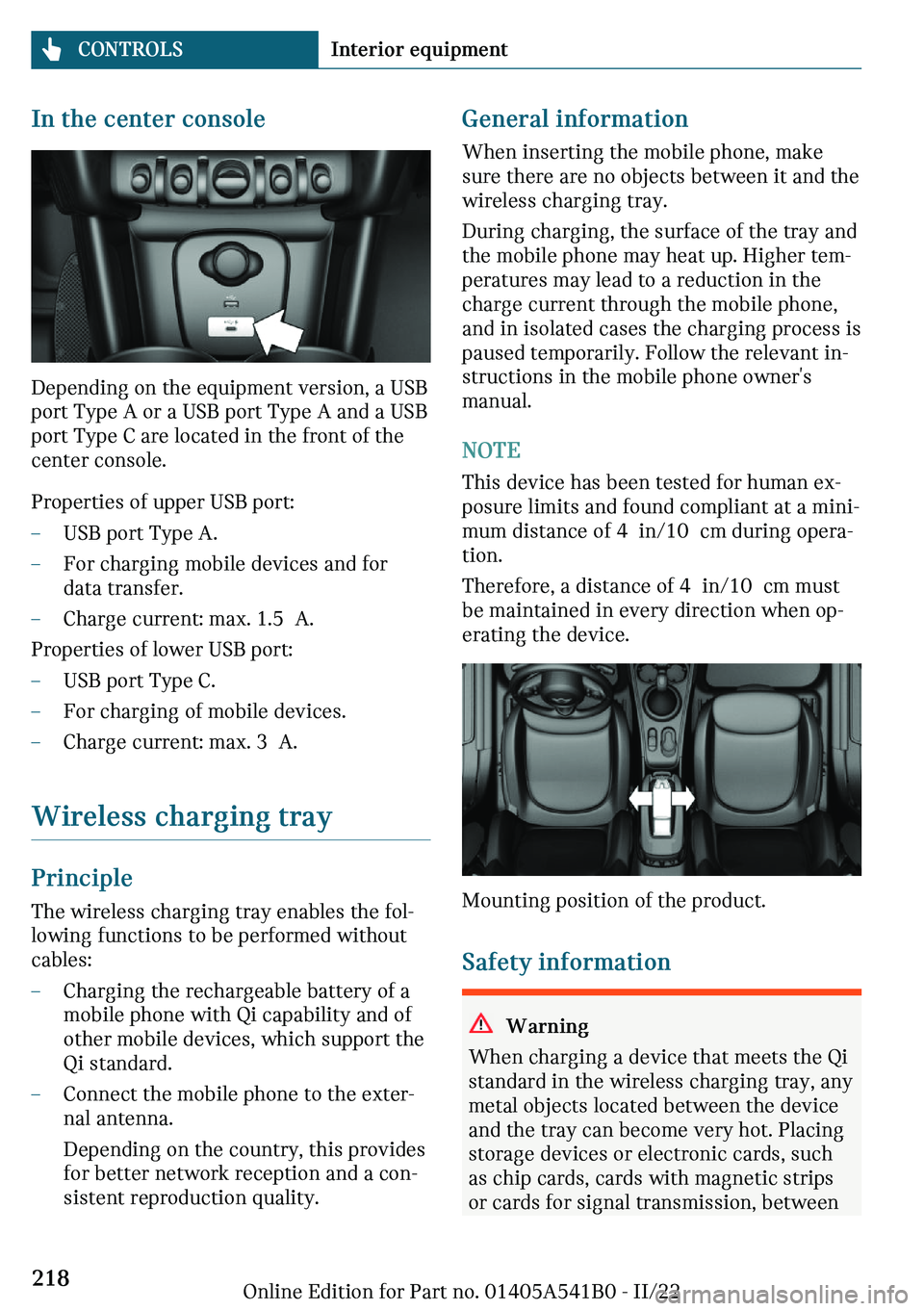 MINI COOPER 2023  Owners Manual �-�n��