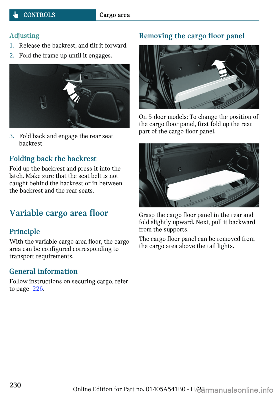 MINI COOPER 2023  Owners Manual ��