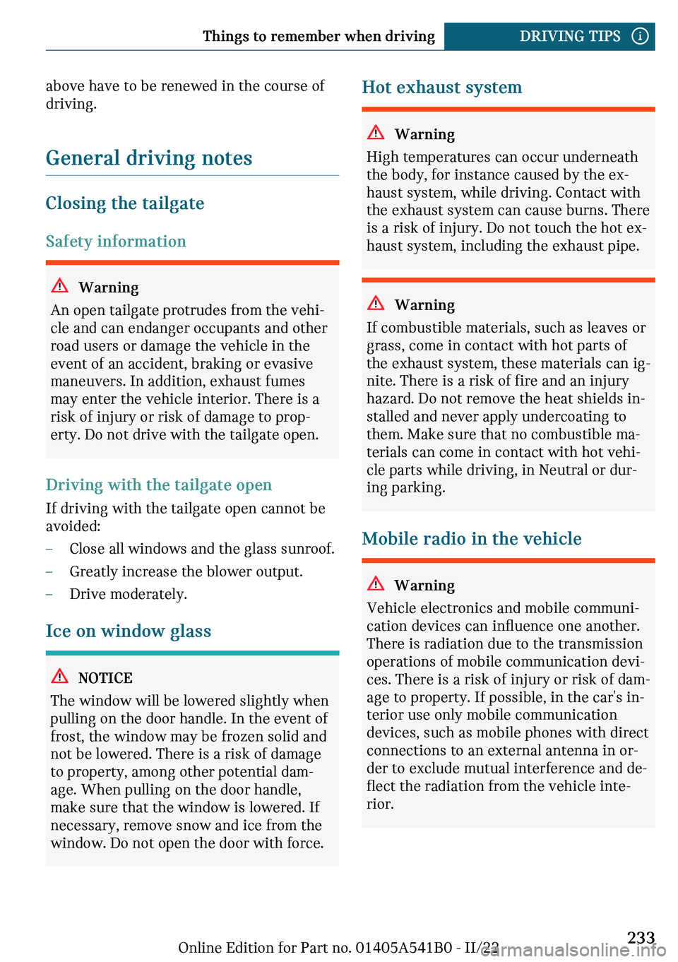MINI COOPER 2023  Owners Manual �