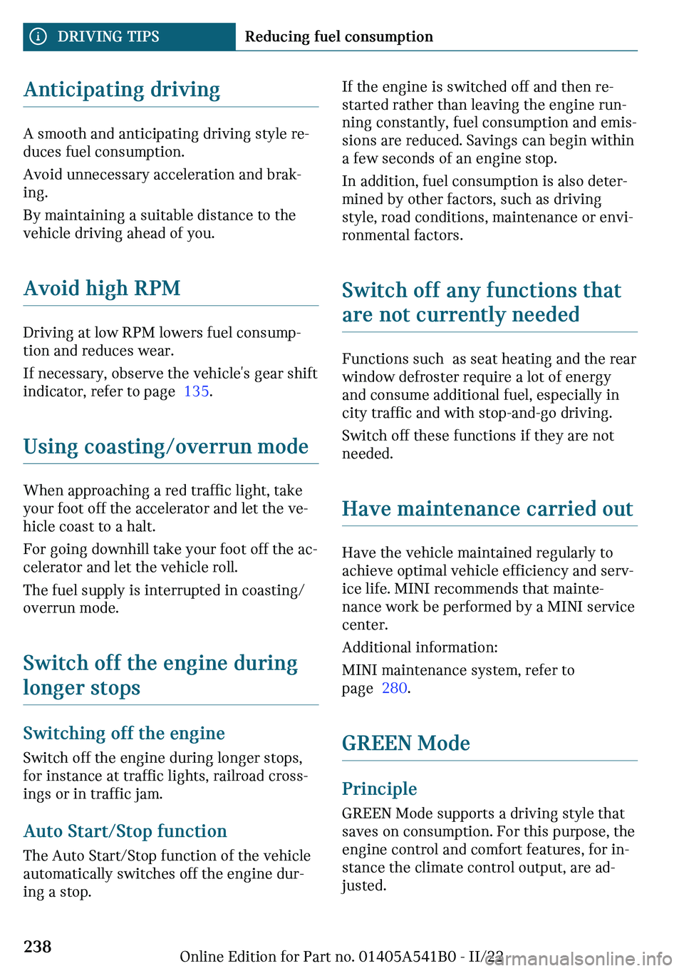 MINI COOPER 2023  Owners Manual ��n�