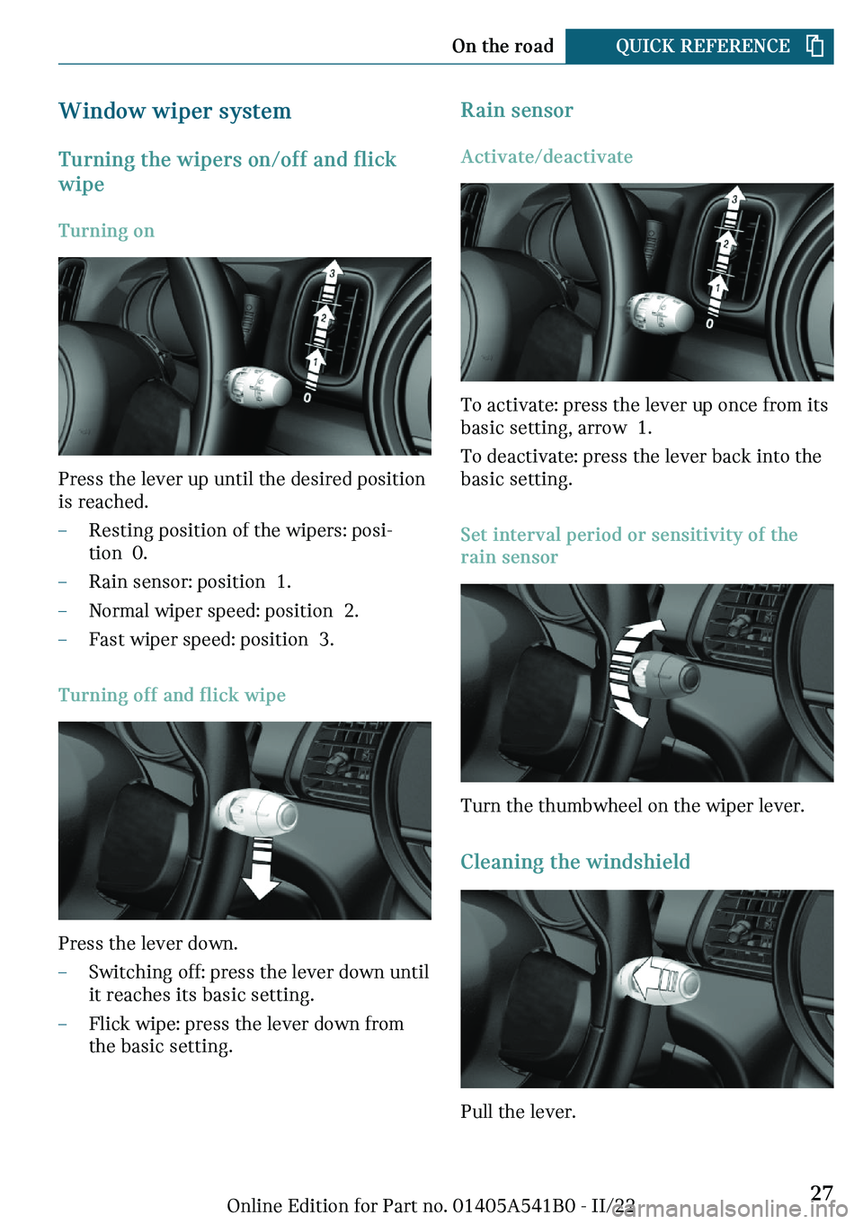 MINI COOPER 2023 Owners Manual �W�