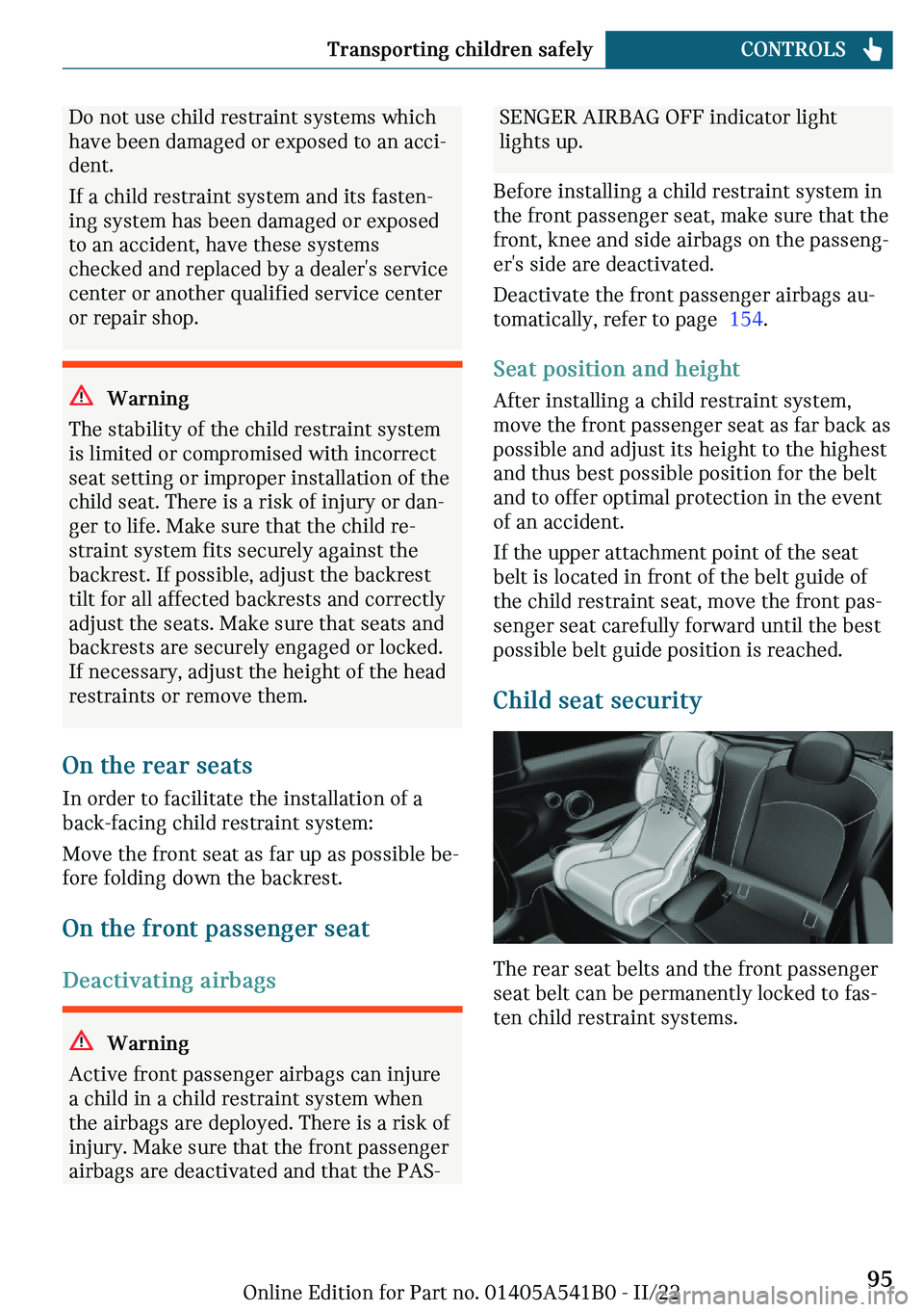MINI COOPER 2023  Owners Manual ��