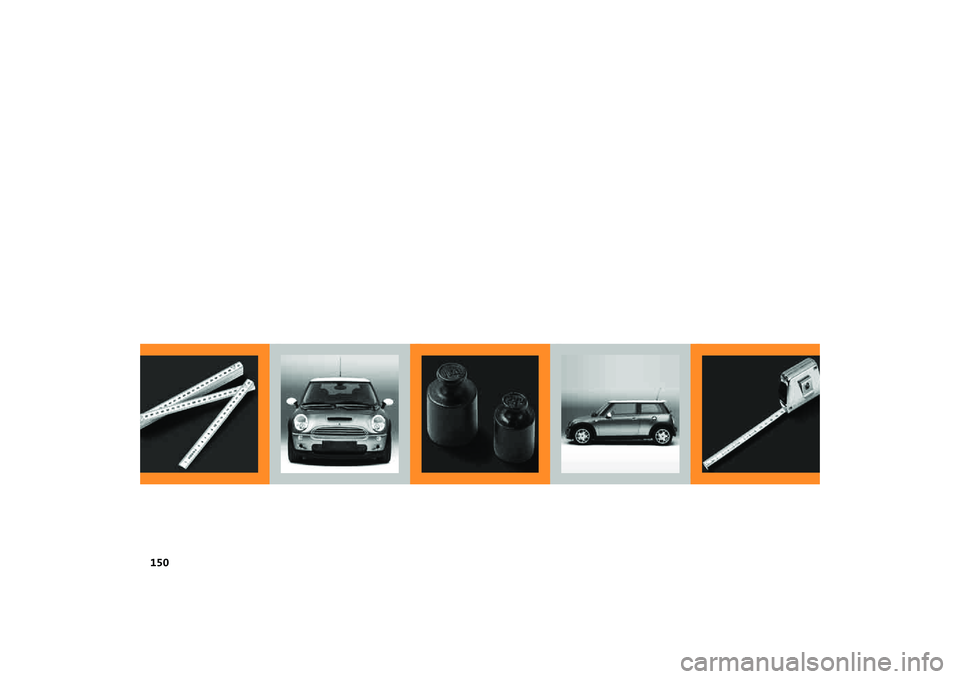 MINI COOPER CONVERTIBLE 2008  Owners Manual 150 