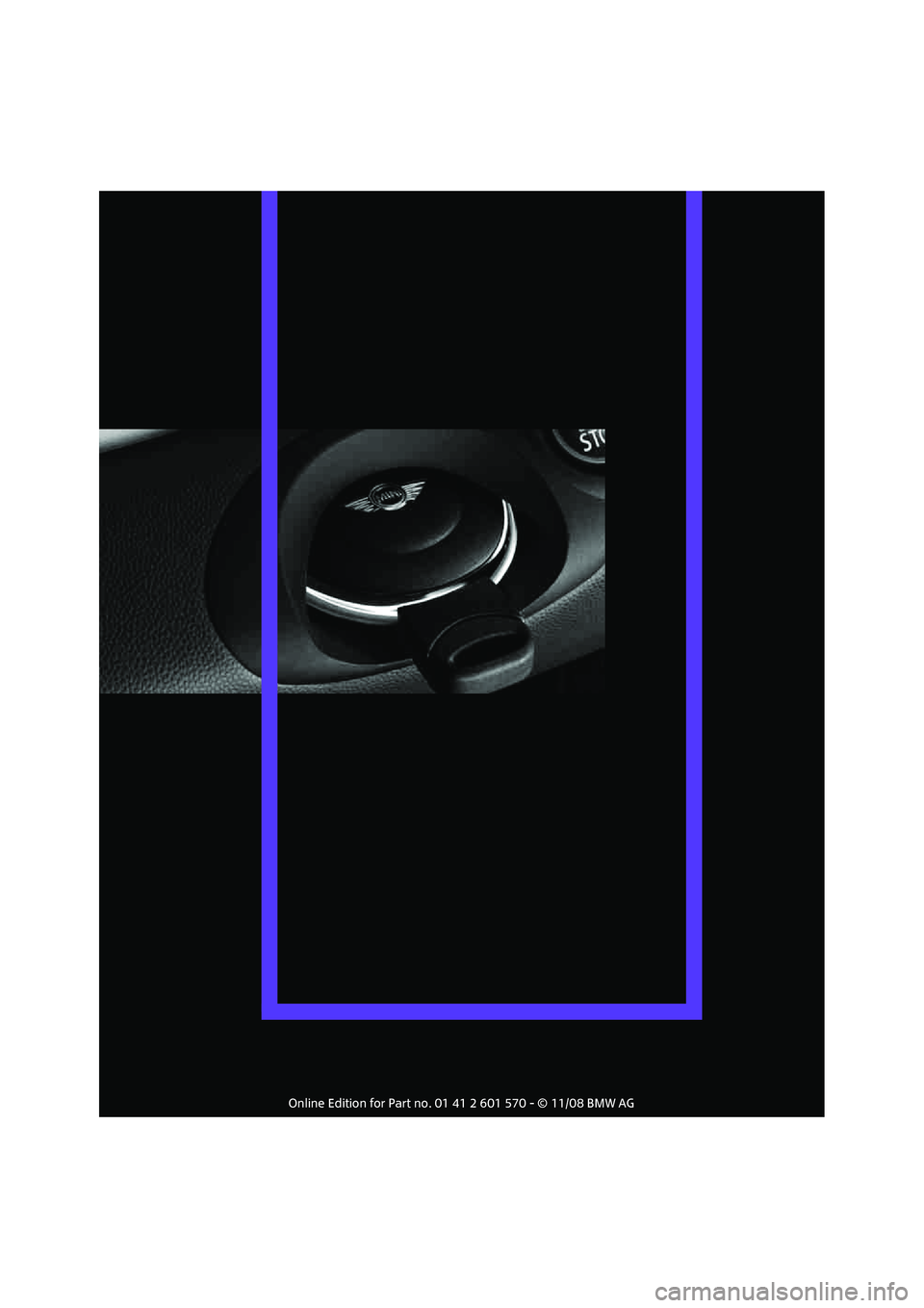 MINI COOPER CONVERTIBLE 2009 User Guide 