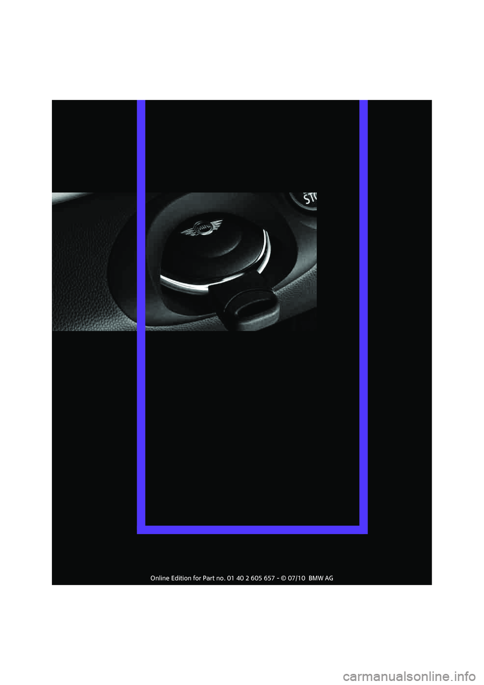 MINI COOPER CONVERTIBLE 2011 User Guide 