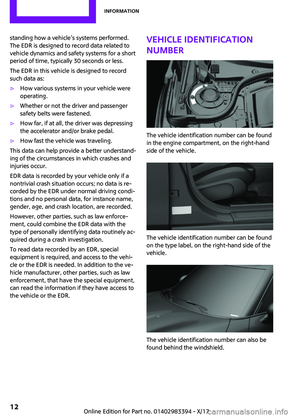 MINI COOPER CONVERTIBLE 2018 User Guide �s�t�a�n�d�i�n�g� �h�o�w� �a� �v�e�h�i�c�l�e