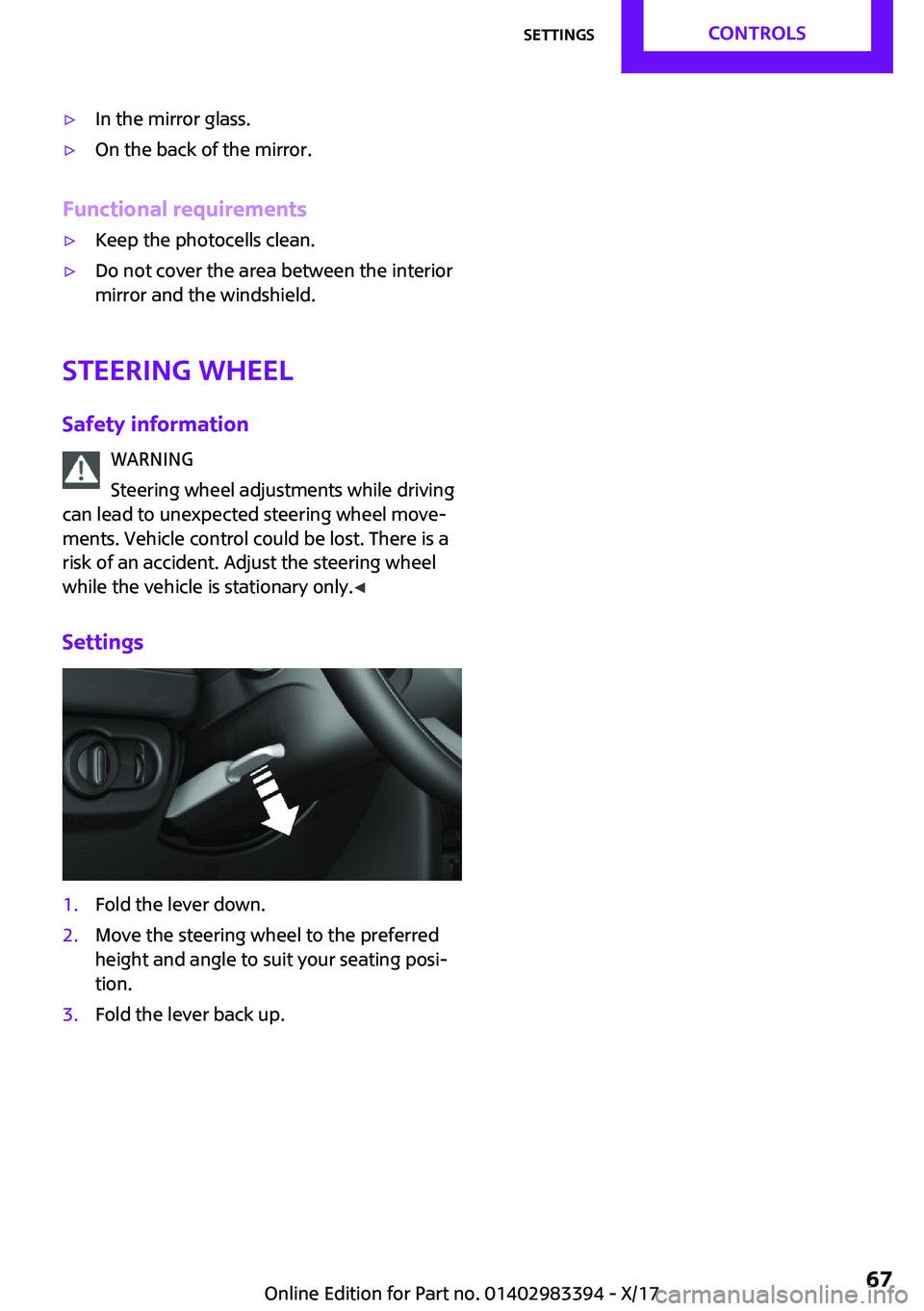MINI COOPER CONVERTIBLE 2018 Repair Manual '