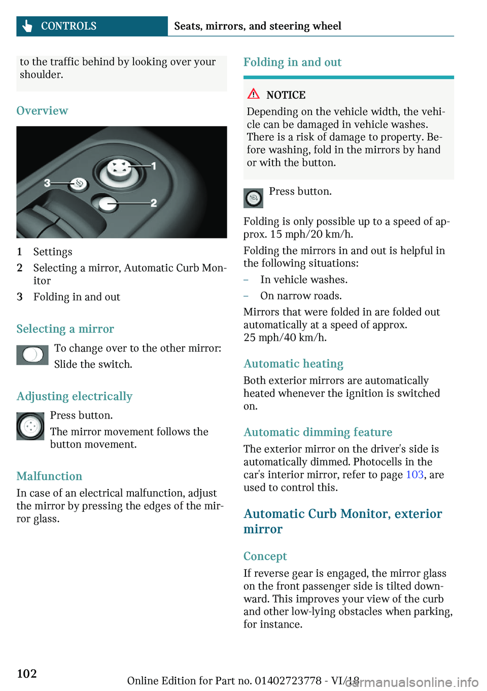 MINI COOPER CONVERTIBLE 2019  Owners Manual �