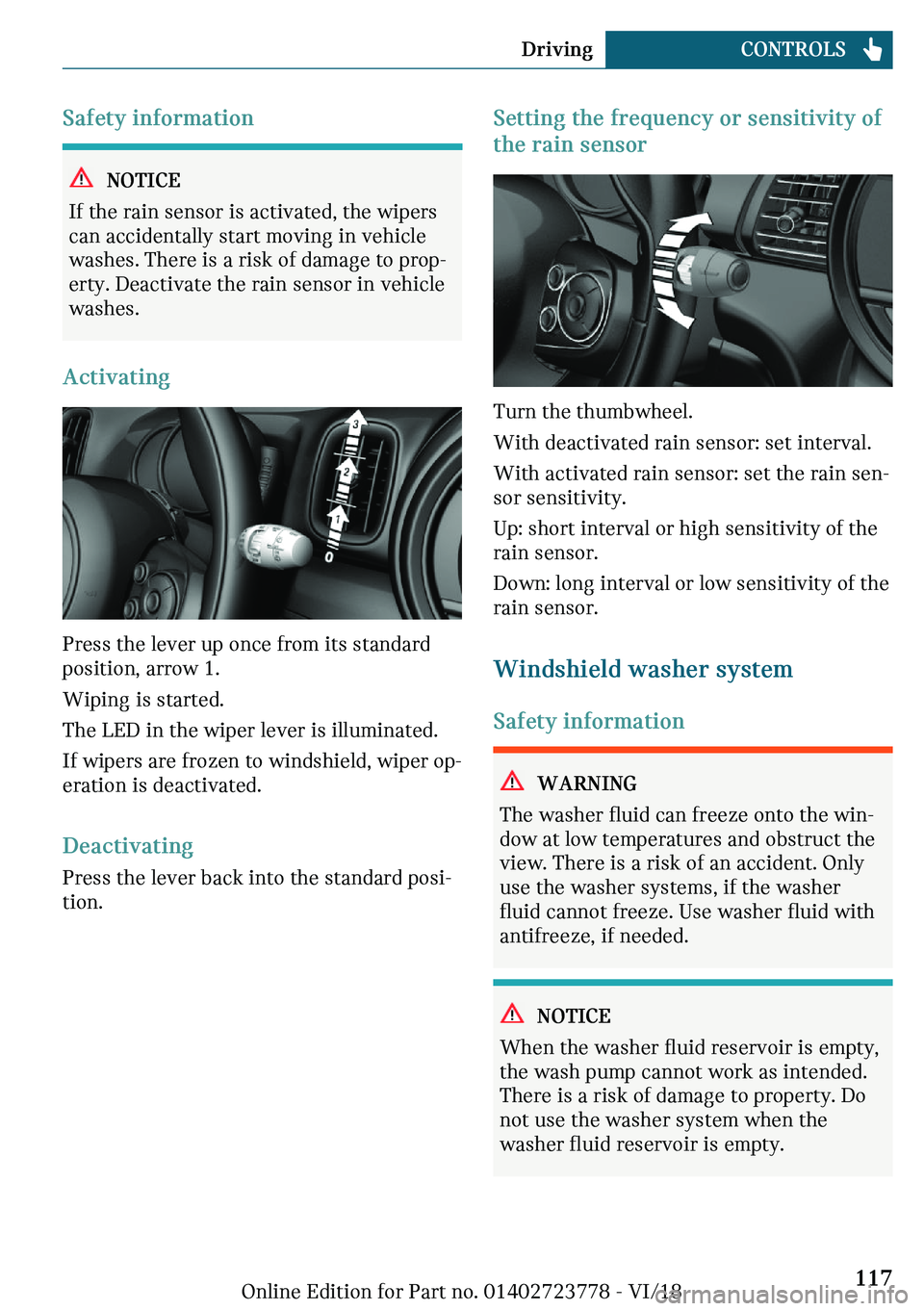 MINI COOPER CONVERTIBLE 2019  Owners Manual �d�