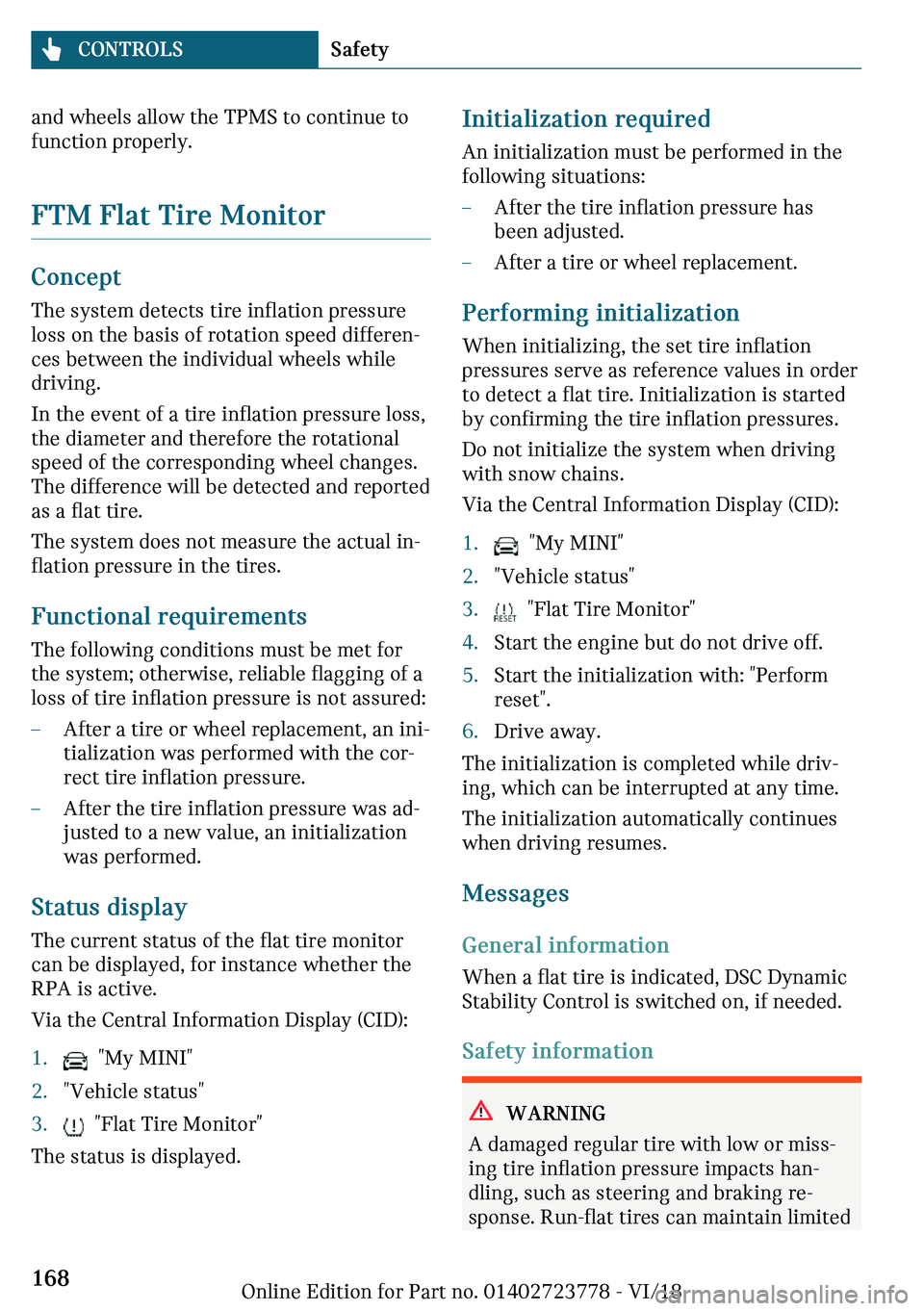 MINI COOPER CONVERTIBLE 2019  Owners Manual �