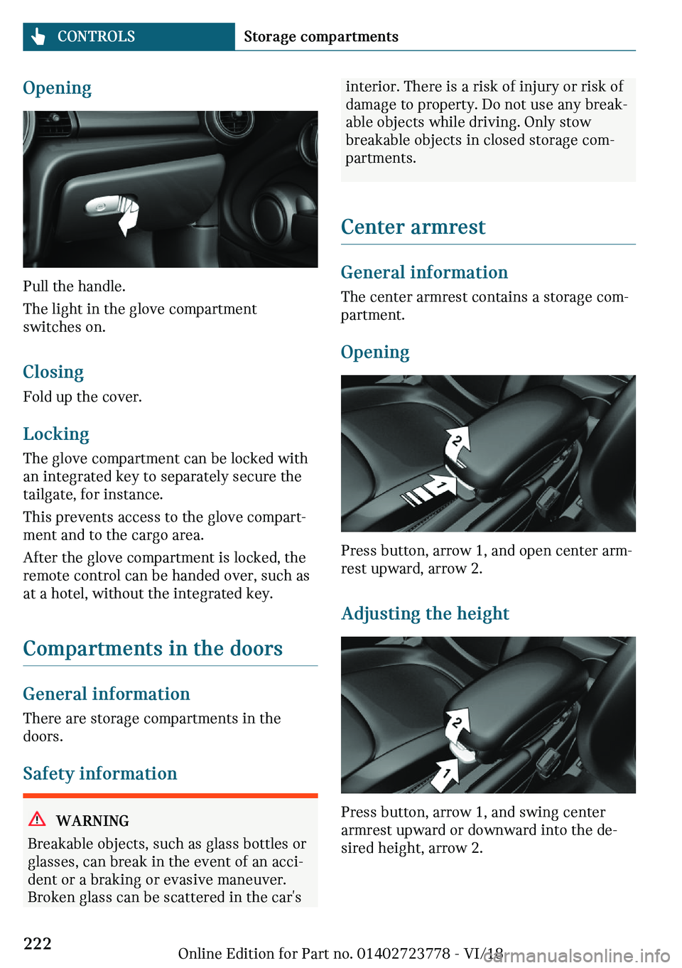 MINI COOPER CONVERTIBLE 2019  Owners Manual �O�