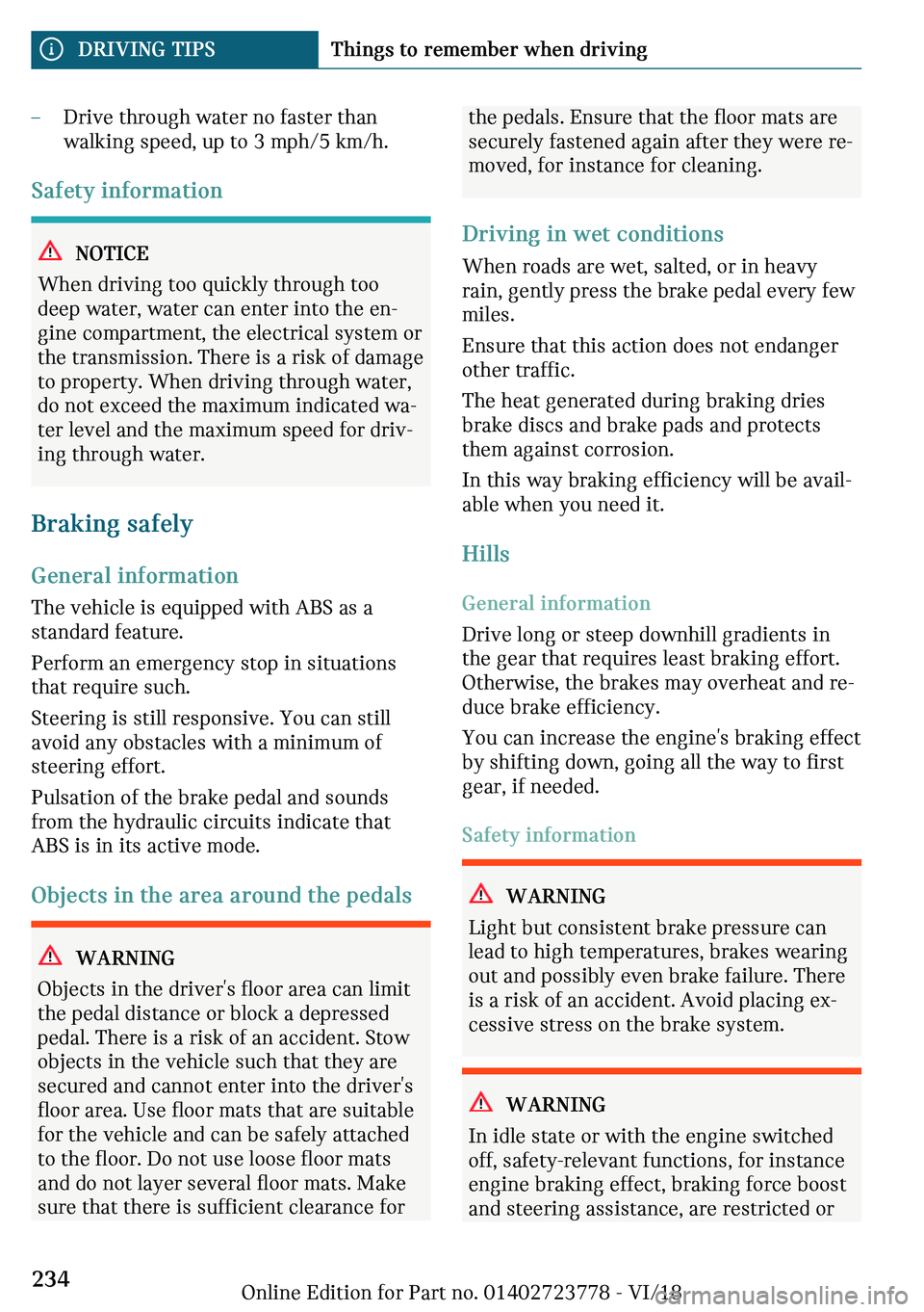MINI COOPER CONVERTIBLE 2019  Owners Manual 
