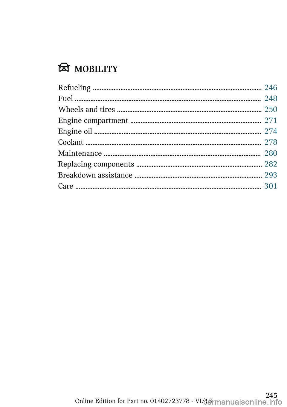 MINI COOPER CONVERTIBLE 2019  Owners Manual ���M�O�B�-�A�-�m�