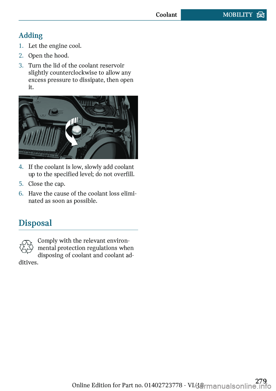 MINI COOPER CONVERTIBLE 2019  Owners Manual ��