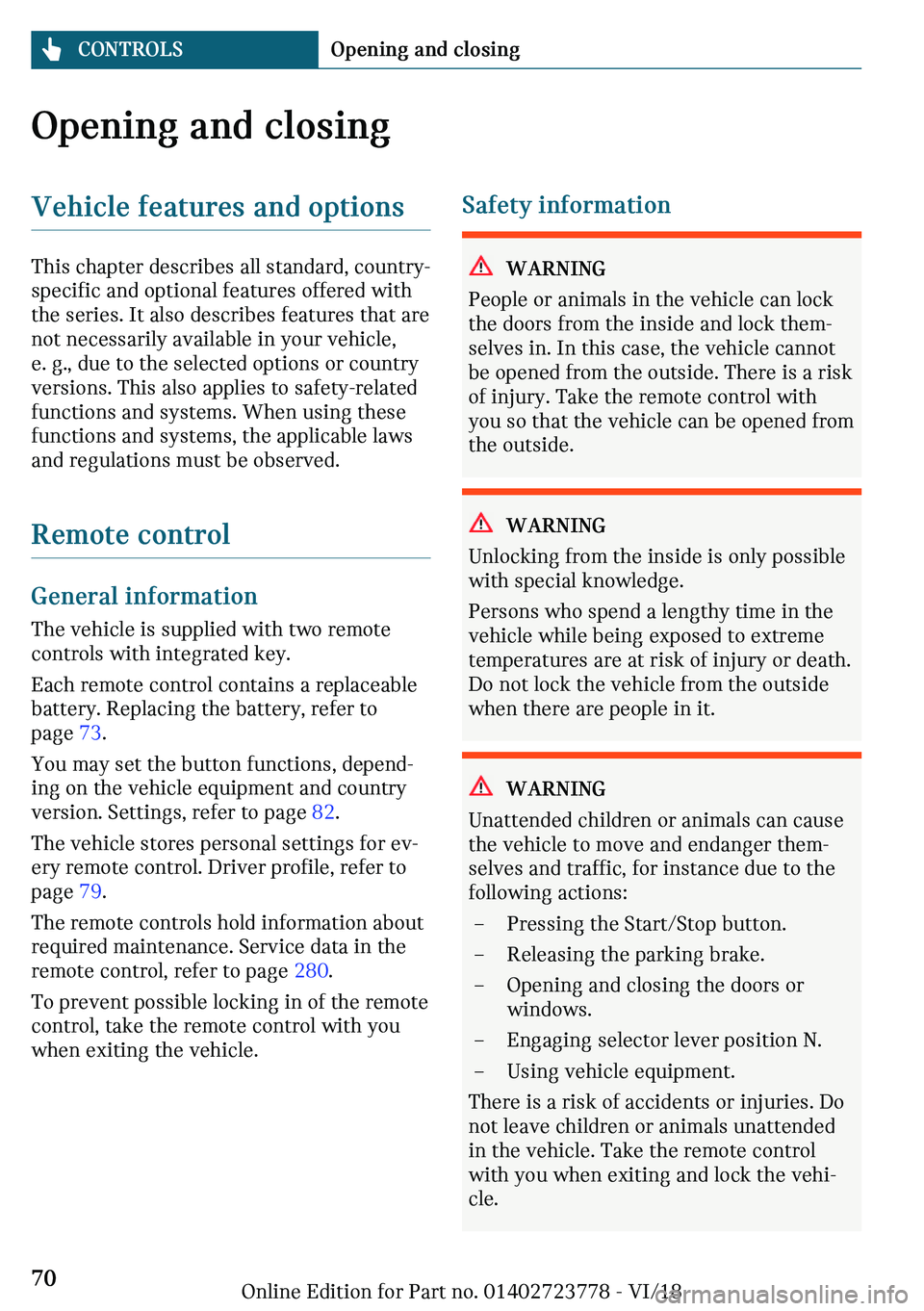 MINI COOPER CONVERTIBLE 2019 Repair Manual �O�
